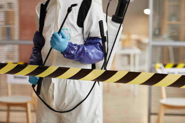 Professional Biohazard Cleanup technician working in Woodbine, MD